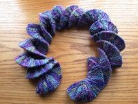 StitchPieceNPurl Knitted Screw Scarf